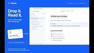 MD Glide – Markdown Viewer & Editor Demo