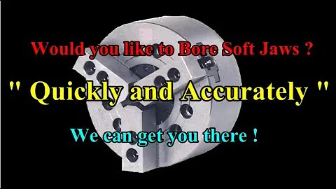 youtube conventional lathe how to bore out soft jaws