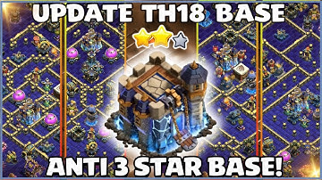 ANTI 3 STAR TH18 LEGEND BASE WITH LINK - NEW TH18 BEST PUSHING BASE 2025 - CLASH OF CLANS TH17 BASE!