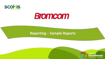 Reporting in Bromcom - Sample Reports