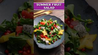 Summer Special : Refreshing Savory - Sweet Fruit Salad🥗 #ytshorts #summerrecipes #salads #fruitsalad