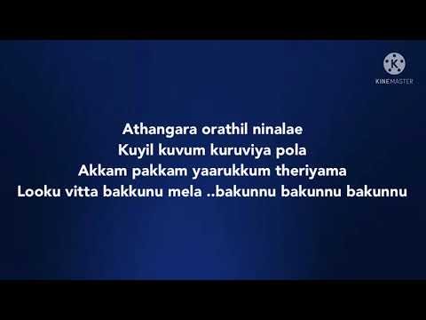Aathangara Orathil song lyrics song by Gaana Bala