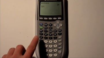How to do Factorials on a TI-84 Plus Silver Edition Graphing Calculator