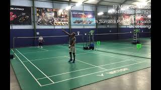 Badminton Time in Sunday Afternoon; 19 May 2024. Single vs Mr. Andi