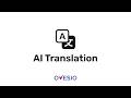 How to Generate an AI Translation with Ovesio AI (manually)