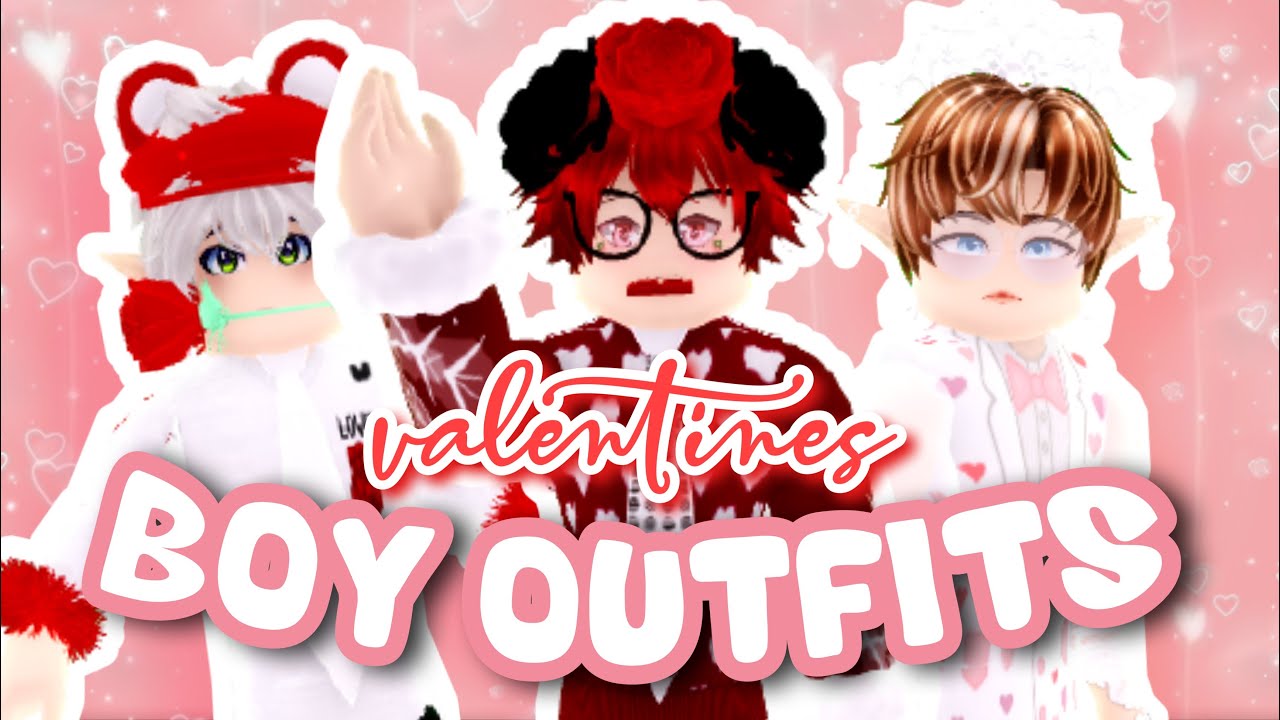 5 BOY OUTFITS for VALENTINES! 🌹 Royale High Lookbook YouTube