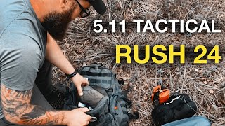 ОБЗОР рюкзака Rush 24 от 5.11 Tactical. Что я беру с собой в лес.