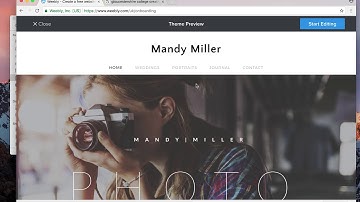 Weebly intro setting theme & domain name