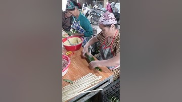 Bánh chưng gù - Đặc sản người Tày Hà Giang #food #cuocsong #giadinh #lamdep #anvat #shorts