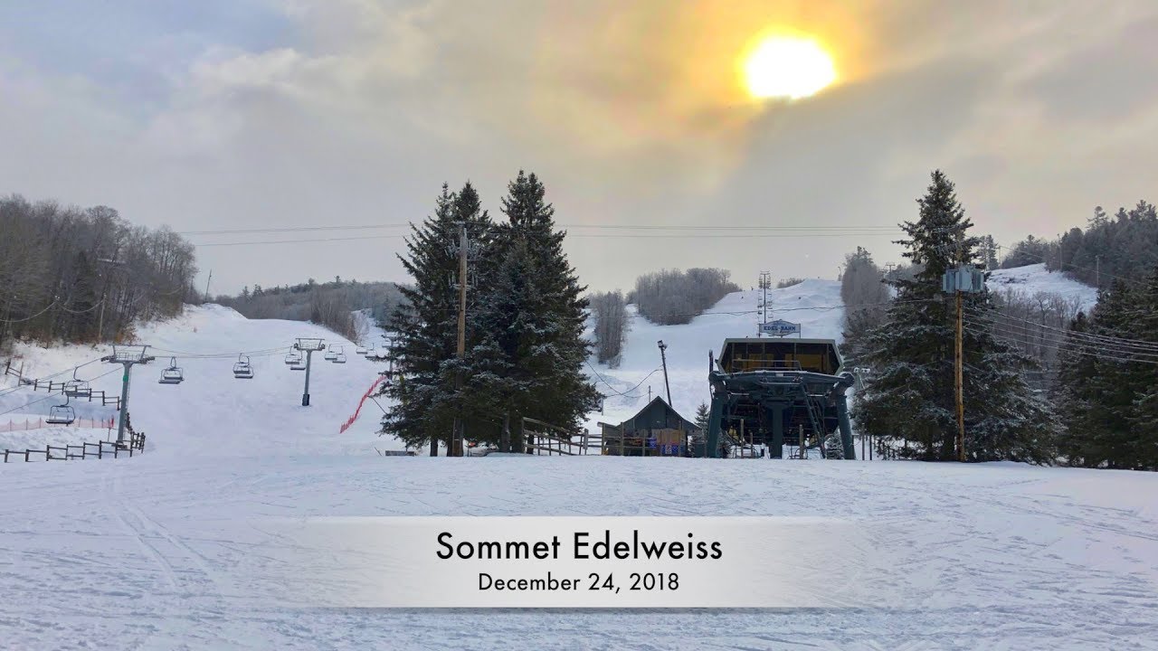 Sommet Edelweiss December 24, 2018 / Sommet Edelweiss 24 décembre