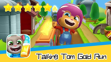 Talking Tom Gold Run Day106 Walkthrough The best cat runner game! Recommend index five stars