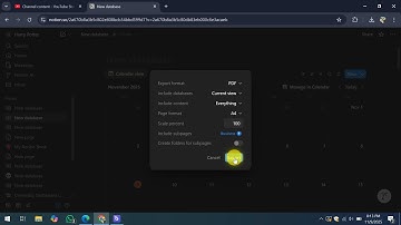 How To Export Notion Calendar To PDF