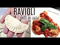 RAVIOLI FATTI IN CASA - CON SOLO 1 UOVO! IMPASTO FACILISSIMO Ricetta di Nonna Antonietta