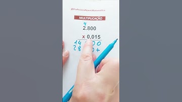 #shorts  RECORDANDO MULTIPLICAÇÃO COM VÍRGULA |  2.800 x 0,015 = ?