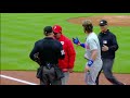 Bryce harper is ejected during exchange with umpire in between innings