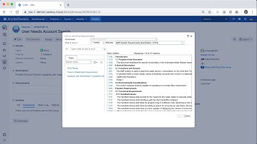 How to view an IBM DOORS Next requirement in a Jira Isue
