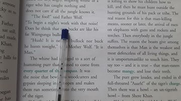 Class 7, English, A Jungle Tale, Reading