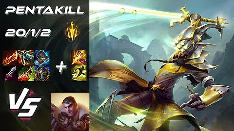 JUNGLE Master Yi vs Jayce [PENTAKILL] - NA Challenger Patch 25.23