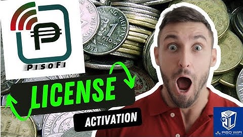 Pisofi license Activation