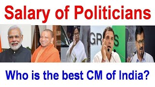 Monthly Salary Of Indian Politicians. Prime Minister , President , MP ,MLA