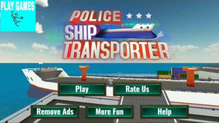 Police Car Transporter Ship - Android GamePlay screenshot 5