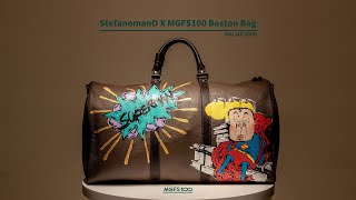 MGFS100 X YOO JAE YOUN 아트페인팅 에디션 보스턴백