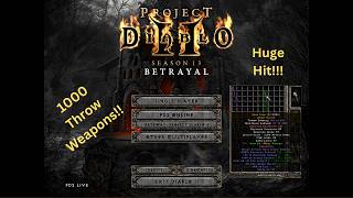Project Diablo 2 Season 13  - I Crafted 1000 Glaives for my throwbarb...