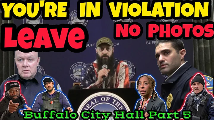 YOU'RE IN VIOLATION...  LEAVE! NO PHOTOS ☆ Part 5 Buffalo City Hall