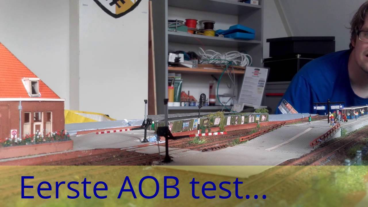 Eerste AOB test [Modulebaan Oosterhout Vijf Eiken] - YouTube