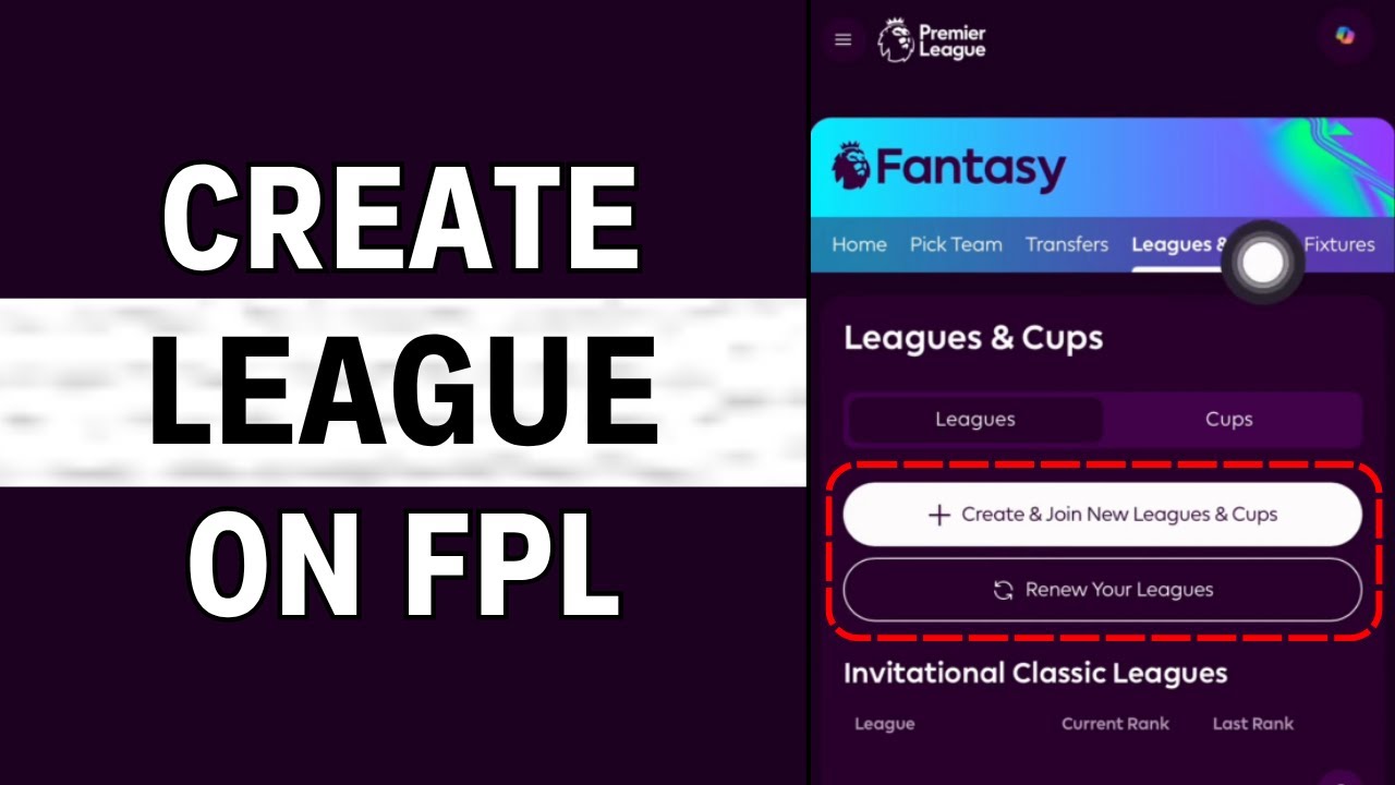 Fantasy Premier League 2025: How to Create league on FPL (Easy Tutorial)