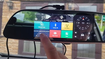 HD rear-view mirror recorder & navigation test