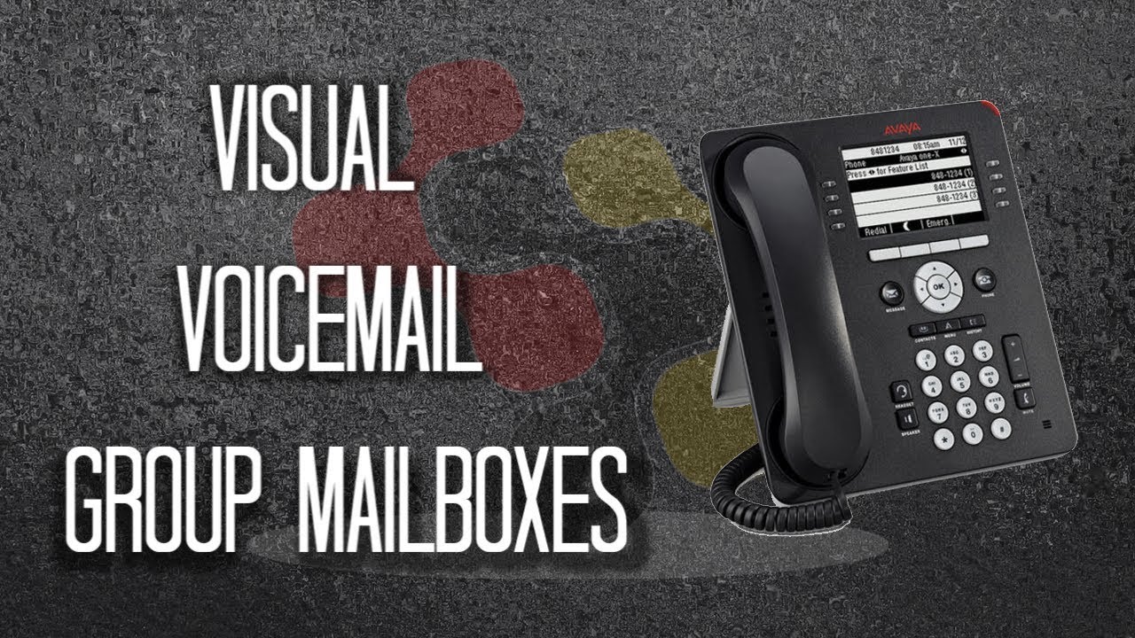Accessing a Group Mailbox Through Visual Voice on Avaya IP Office - YouTube