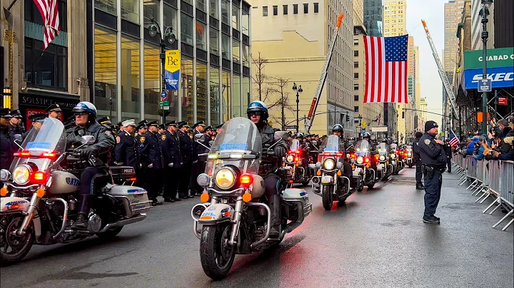 NYPD Funeral Procession for HERO Detective Wilbert...