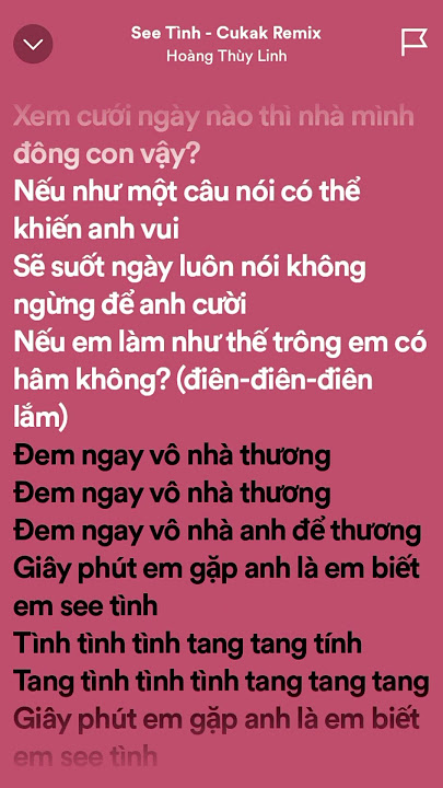 Hoang Thuy Linh - See Tinh (Speed Up/Lyrics)#shorts