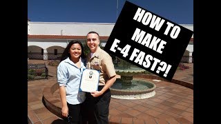 HOW TO MAKE RANK (E-4) QUICK IN THE MILITARY!