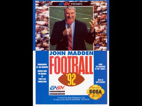 John Madden Football '92 (Sega Genesis) - Dallas vs. Philadelphia