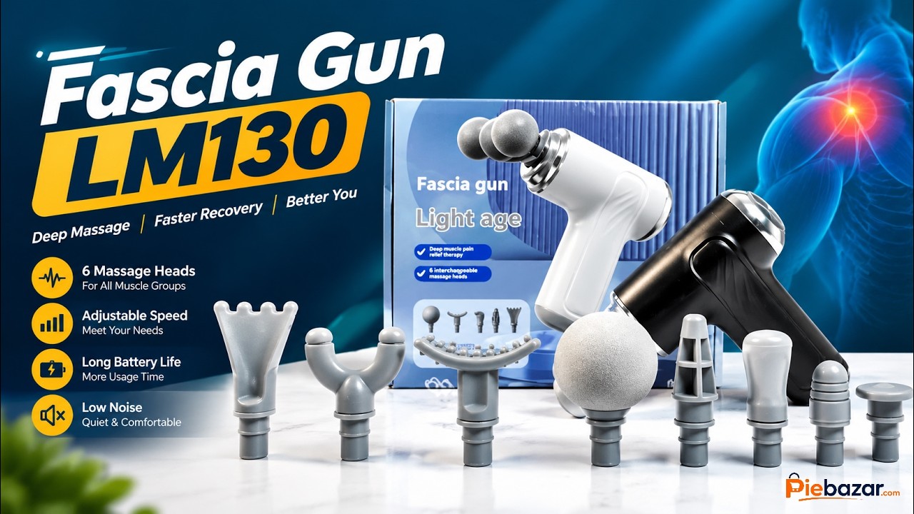 Three Headed Fascia Massage Gun