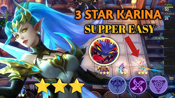 GET 3 STAR HERO IN EVERY GAME !! THARZ SKILL 2 REVAMP || HYPER KARINA || MAGIC CHESS MOBILE LEGENDS