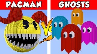 PACMAN vs GHOSTS - PvZ vs Minecraft vs Smash