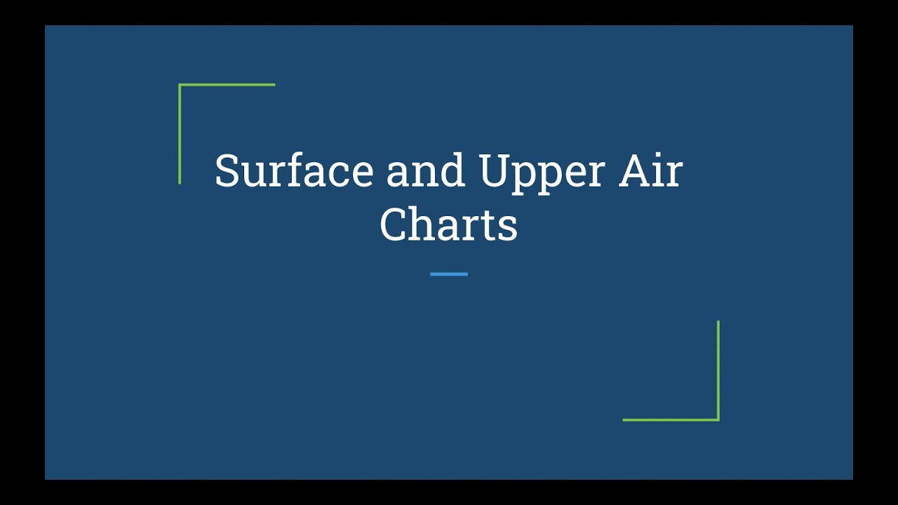 Surface and Upper Air Charts Video Notes YouTube