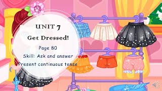 【English Year 2】Super Minds Unit 7 Get Dressed (page 89)