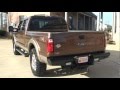 2011 FORD F250 CREW CAB 4X4 KING RANCH HAND DIESEL BRONZE METALLIC FOR SALE SEE WWW SUNSETMILAN COM