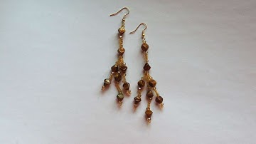 How To Make Long Earrings With Beads - DIY Crafts Tutorial - Guidecentral