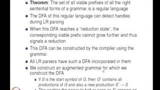 ⁣Mod-03 Lec-09 Syntax Analysis: Context-free Grammars, Pushdown Automata and Parsing Part - 5