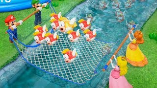 Mario Party the top 100 Minigames:  Mario vs Luigi vs  Daisy vs Peach : Cheep Cheep Shot