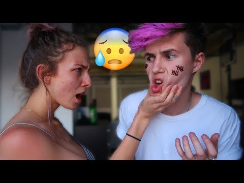 telling-my-girlfriend-i-got-a-face-tattoo-(april-fools-prank-on-girlfriend)