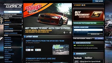 Need For Speed World - Redeem Codes - ‎750 SpeedBoost [December]