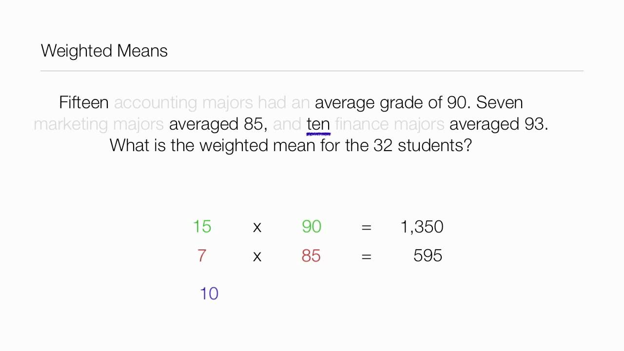 How to compute weighted mean in matlab?   mathworks