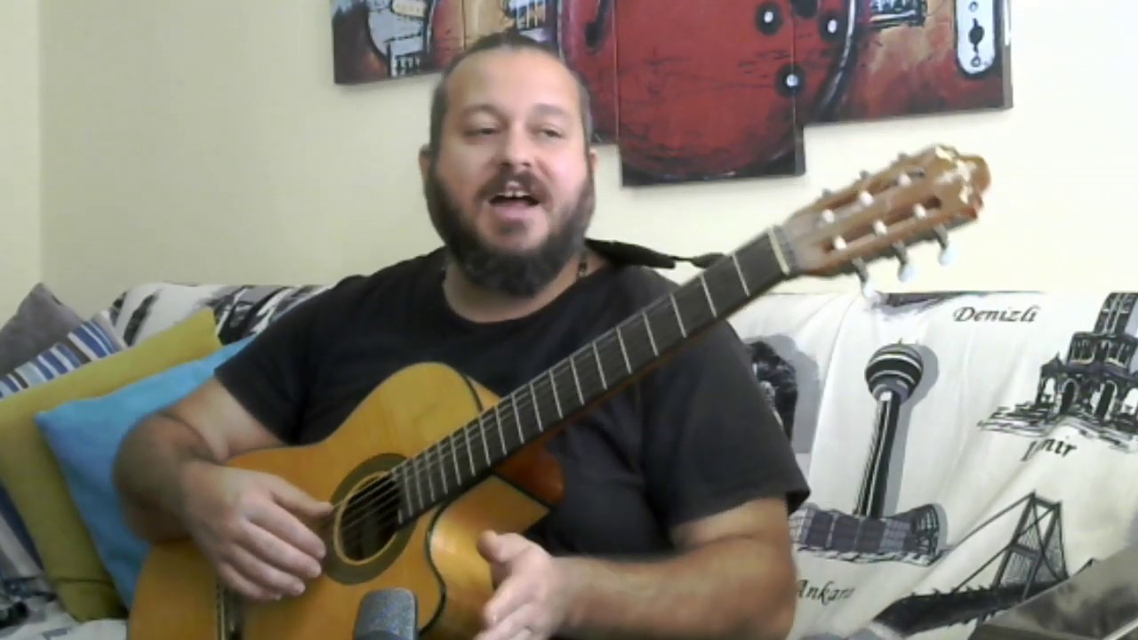 Jingle Bells Gitar Dersi (kolay versiyon) (pratik gitar kursu)