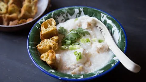Easy and Quick Chinese Rice Congee (with Leftover Cooked Rice)
